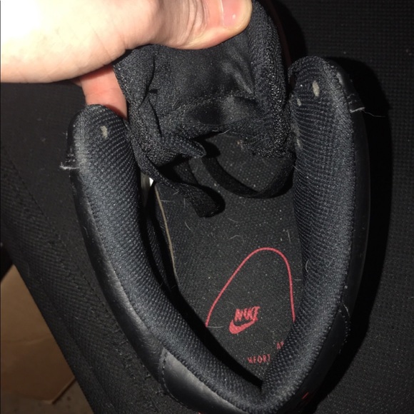 ❌SOLD❌NIKE MENS COURT VISION MID SNEAKER - BLACK - Picture 2 of 9